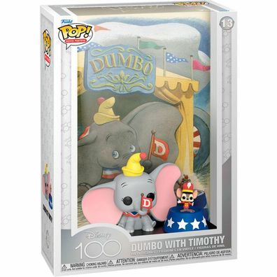 Disney's 100th Anniversary POP! Movie Poster & Figur Dumbo 9 cm