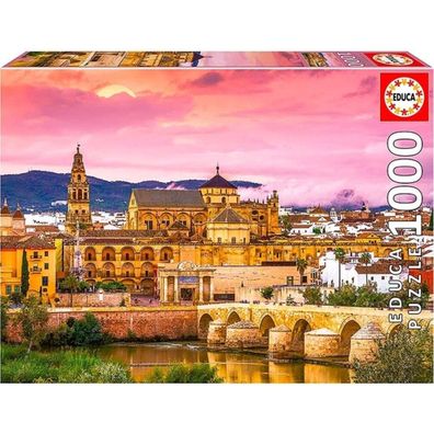 EDUCA Puzzle Sonnenuntergang in Spanien: Córdoba 1000 Teile