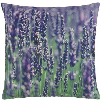 Kissenhülle 40x40 Hossner Lavendel Mediterran Kissenbezug Dekokissen Kissen Sofakisse