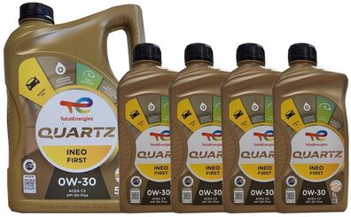 Total Quartz INEO First 0W-30 5 Liter + 4Liter