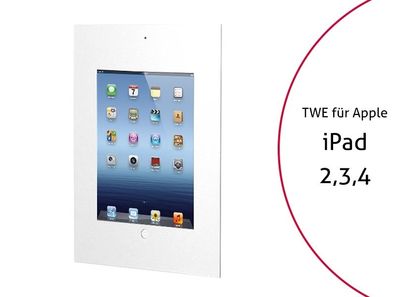 TabLines TWE027W Tablet Wandeinbau fér Apple iPad 2-3-4, DS, HB