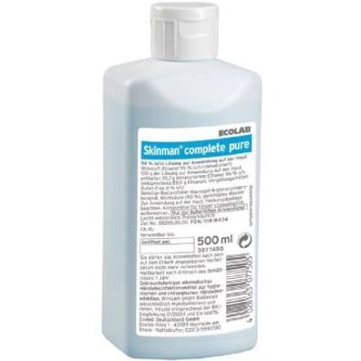 Skinman complete pure 500ml Flasche