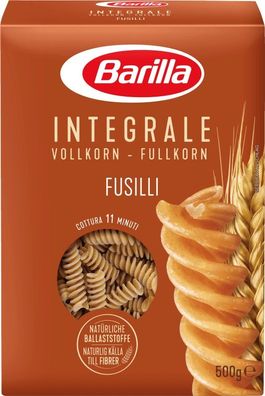 Barilla Integrale Fusilli Vollkorn 500g