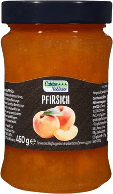 Cuisine Noblesse Pfirsich Konfitüre Extra 450g