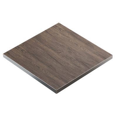 BRASIL | Gastro Tischplatte | B: 80 x 80 cm | Light Wenge | Quadratisch | Gastro Ti