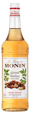 Monin Sirup Geröstete Haselnuss 1,0l