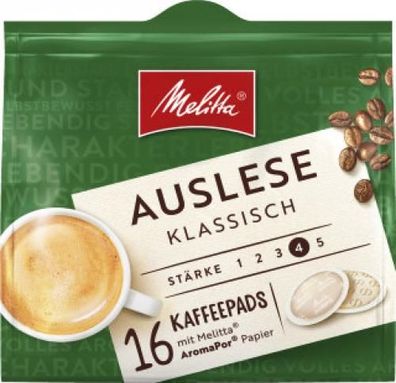 Melitta Auslese klassisch Pads 16x7g