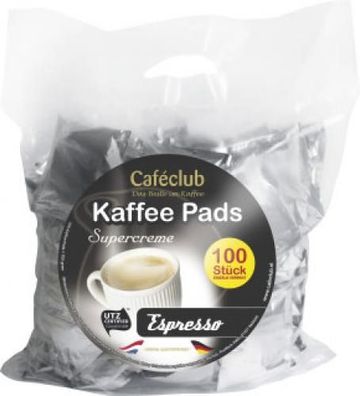 Caféclub Kaffee Pads Espresso 100x7g