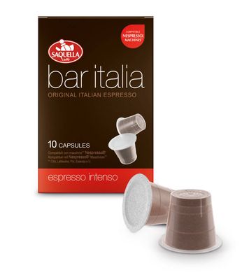 Saquella Caffe Bar Italia Espresso Intenso 10x5g