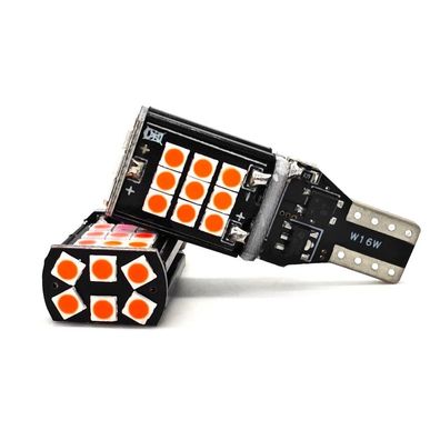 2 Stuck W16W LED-Gluhbirne 12-24V CANBUS 1200lm Rot Off-Road