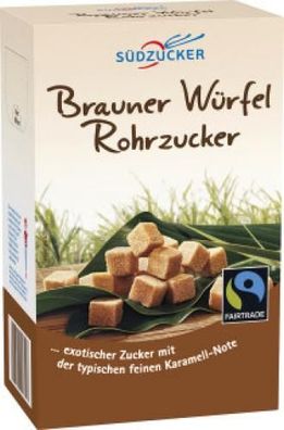 Südzucker Brauner Würfel-Rohrzucker 500g