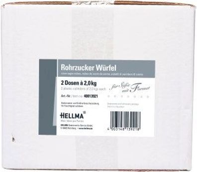 Hellma Rohrzucker-Würfel 2kg