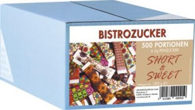 Bistrozucker Portionszucker Short&Sweet 500x3g