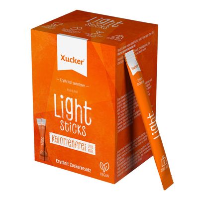 Xucker Light Sticks Schachtel Erythrit 50x5g