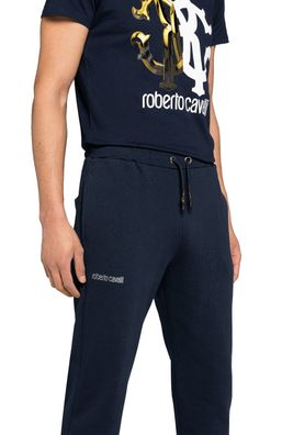 Roberto Cavalli Firenze RC Logo Sweatpants Jogginghose Hose Pants Trainers L