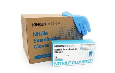 1000x LM Kingfa Nitril Handschuhe für den Medizinischen Bereich PSA- KAT.3