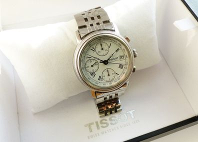 Schöner Tissot Bridgeport Automatic Chronograph Gerren Armbanduhr in Top Zustand