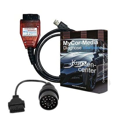 KDCAN PRO Interface FÜR BMW Baujahr 1996 bis 2001 INPA Rheingold NCS EXPERT