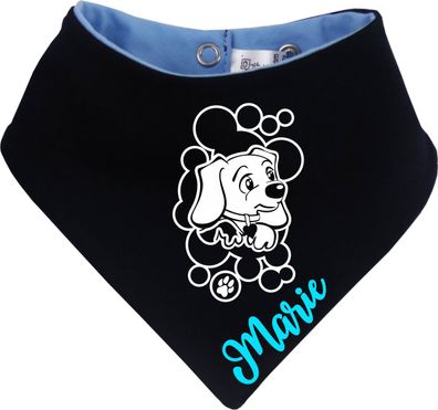 Hunde Halstuch Multicolor Strolch personalisiert mit Name
