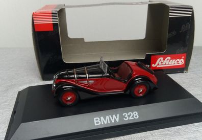 BMW 328, Roadster, rot/ schwarz, Schuco