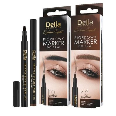 Delia Cosmetics Eyebrow Expert Bleistift Augenbrauenmarker - braun 1pc