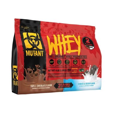 Mutant Mutant Whey - Dual Chamber Bag (4lbs) Triple Chocolate / Cookies and Cream