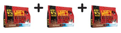 3 x Mutant Mutant Whey - Dual Chamber Bag (4lbs) Triple Chocolate / Cookies and Cream
