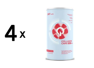 4 x QNT Collagen Care Zero Sugar (390g) Raspberry