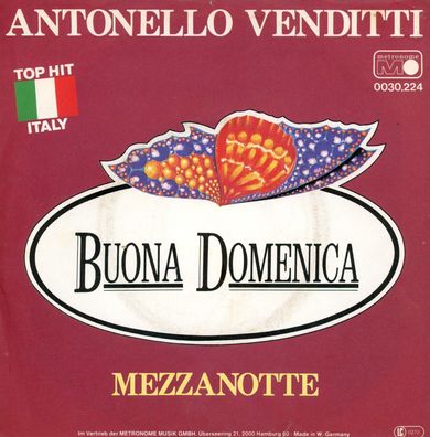 7" Antonello Venditti - Buona Domenica