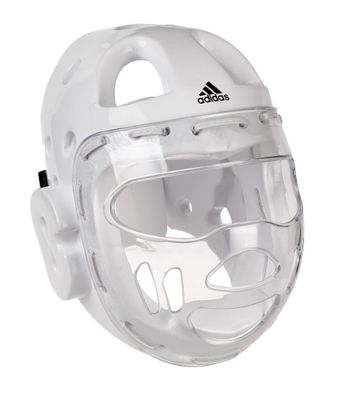 adidas Kopfschutz Dip weiß mit Maske - Größe: S