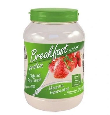 Activlab Protein Frühstück Erdbeer 1000g - Hochwertiges Eiweiß mit Guarana