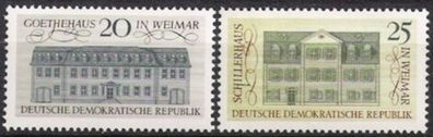 DDR Nr.1329/30 * * Weimar Humanismus 1967 postfrisch