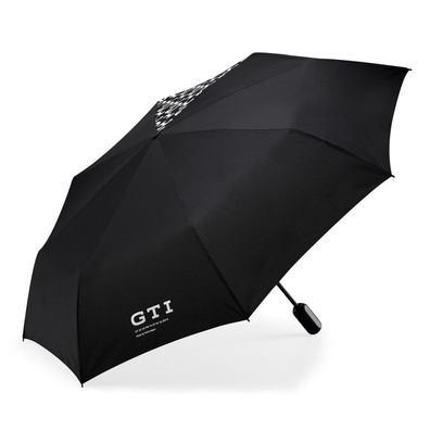 Original VW Regenschirm GTI Taschenschirm Automatik Schirm Logo schwarz 5HV087602