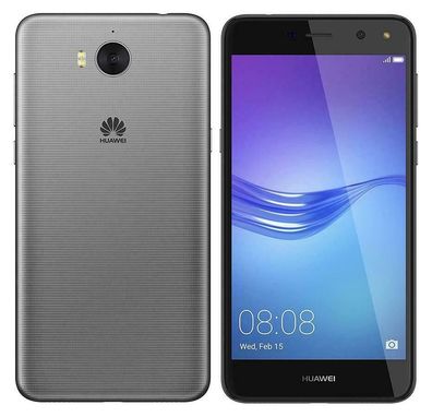 Huawei Y6 (2017) Smartphone Dual Sim MYA-L41 16GB Gray Neu OVP geöffnet