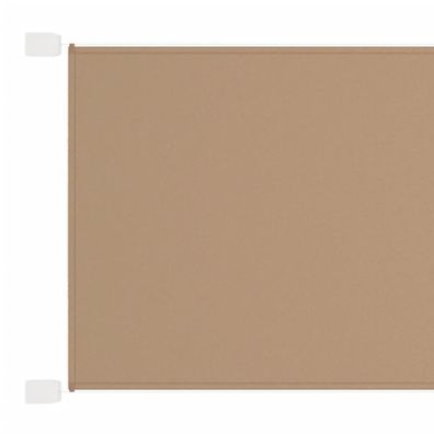 Senkrechtmarkise Taupe 60x800 cm Oxford-Gewebe