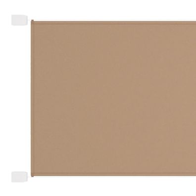 Senkrechtmarkise Taupe 100x270 cm Oxford-Gewebe