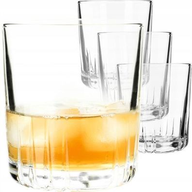 KADAX Trinkgläser, 4er Set, Whiskey Gläser, Glas Set, 280ml