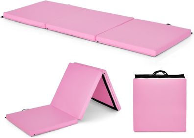 180 x 60 x 5 cm Weichbodenmatte klappbar, Gymnastikmatte tragbar, Yogamatte