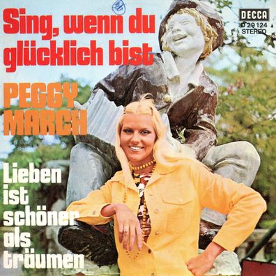 7" Cover Peggy March - Sing wenn Du glücklich bist