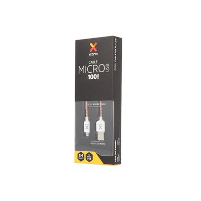Xtorm Textiles Micro-USB Kabel Ladekabel Datenkabel rot