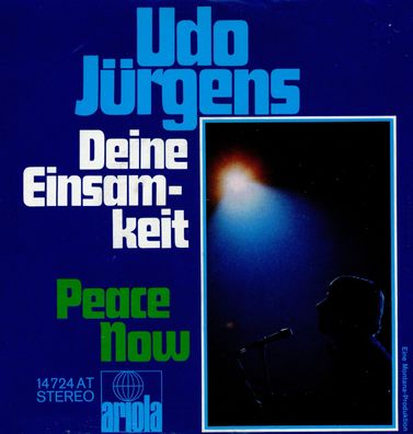 7" Cover Udo Jürgens - Deine Einsamkeit