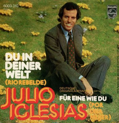 7" Cover Julio Iglesias - Du in Deiner Welt