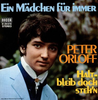 7" Cover Peter Orloff - Ein Mädchen für immer