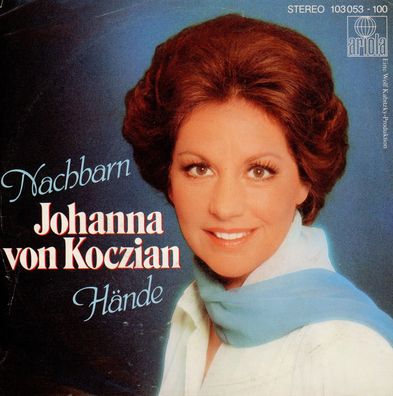 7" Cover Johanna von Koczian - Nachbarn