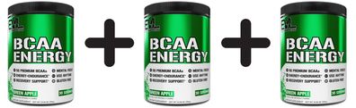 3 x BCAA Energy, Green Apple - 291g