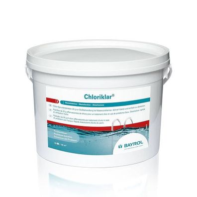 Bayrol Chloriklar® 3 kg Eimer - schnell lösliche Chlortabletten