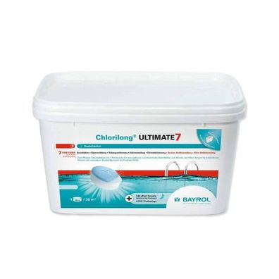 Bayrol Chlorilong® Ultimate7 4,8 kg Eimer - Zwei-Phasen Chlortabletten mit 7 Funktion
