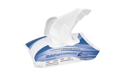 Meditrade Medizid Rapid QF-Flowpack - alkoholische Hygienetücher für medizinische Ger