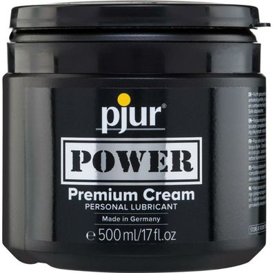 pjur Power Premium Cream 500ml Tiegel