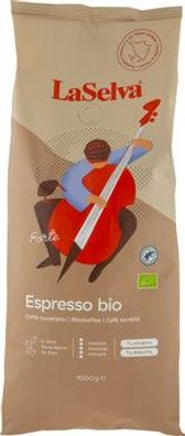 LaSelva 6x Espresso "Forte" - Röstkaffee Ganze Bohne 1kg